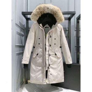 Designer canadese Gooses Versione media lunghezza Piumino Piumino da donna Piumino Parka Cappotto invernale spesso e caldo Donna Antivento Streetwear749 Chenghao01 913