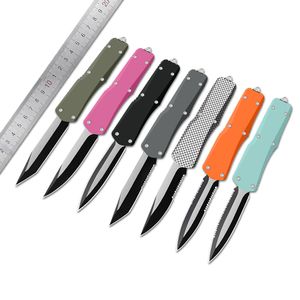 Mittelgroßes UT Combat-Sweet Messer Satin Plain D2 Stahl 6061-T6 Griff Automatikmesser EDC Camp Jagd Automesser UT70 UT85 UT88 Werkzeuge A07 BM42 BM31 UT85