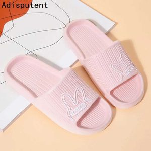 Chinelos verão mulheres homens grosso plataforma plana urso dos desenhos animados chinelo chuveiro banho flip flops sandálias de praia senhora casa slides01m1xz h2403224k00 h240322