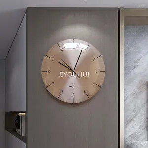 Wall Clocks Slim Cute Luxury Clock Quartz Movement Mechanism Fashion Industrial Silver Gift Montre Murale Room Decorarion