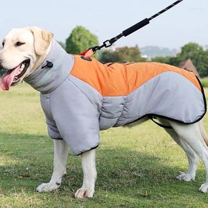 Dog Apparel Winter Coat Waterproof Pet Clothes For Medum Large Dogs Warm Thicken Vest Custome Labrador Jacket