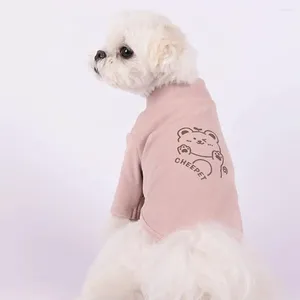 Vestuário para cães elegante curto veludo confortável filhote de cachorro de duas pernas roupas suprimentos camisa de fundo