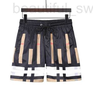 Projektowanie szortów męskich Designer Summer Casual Sports Anti-Wrinkle oddychający moda luksus Szybkie suche spodnie plażowe klasyczne litery w kratę duże 99 m-3xl CC7U