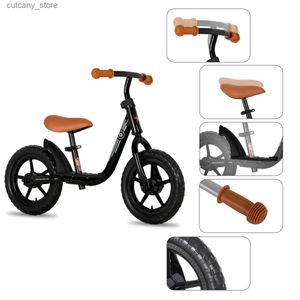 자전거 Ride-ons /CN /US Warehouse 10 12 인치 밸런스 자전거 초경성 아동 승마 Bicyc 1-3 년 어린이 Arn To Ride Sports Balance Bike L240319