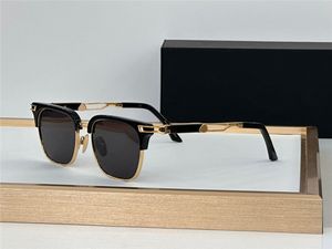Novo design de moda óculos de sol masculinos DEAN formato quadrado acetato e armação de metal estilo popular e generoso óculos de proteção UV400 externos de alta qualidade