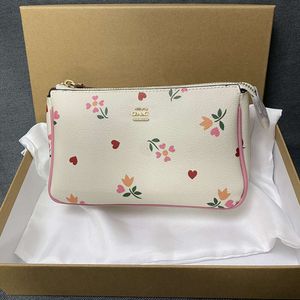 2024 New Classic Handbag with Love Petal Print NOLITA 19 Mahjong Single Shoulder Underarm Bag 78% Off Store wholesale