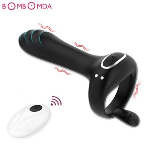 Vibrator Penis Cock Ring Adult 18 Sex Toys For Men Couple G Spot Stimulator Massager Male Delay Ejaculation Masturbator Goods 240307