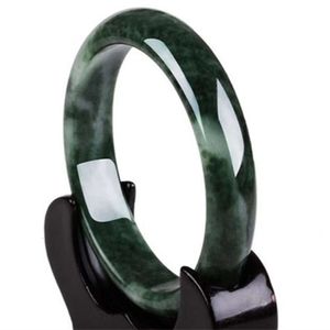 Natürliches Smaragd-Öl-Cyan-Jade-Original-zertifiziertes Armband für Damen, kostenloser Großhandel, Geschenke für Freundin