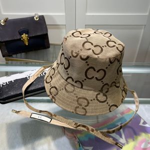 Bucket Hat Designer Bucket Hat Summer Luxury Embroider Beach Designer Letter Hat Män och kvinnor Par Hat Letter Print Casual Trend