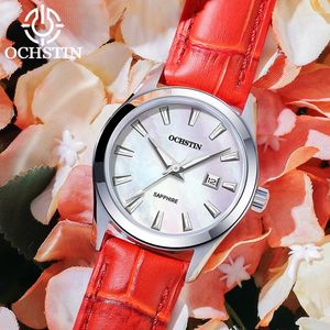 Wristwatches OCHSTIN 2024 Simple And Comfortable Urban Beauty Series Automatic Quartz Movement Waterproof Watch Women's