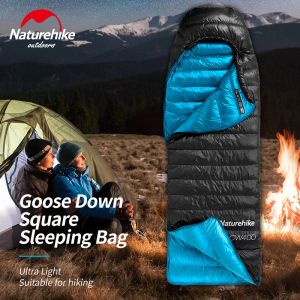 Engrenagem Naturehike Down Saco de Dormir Ao Ar Livre Ultraleve Penas de Ganso Saco de Dormir Engrossado e Quente no Inverno Cw400/cwz400