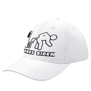 Ball Caps Thanks Biden Gas Bent Over Pump Baseball Cap Hood Snap Back Hat Beach Women Men'S