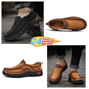 Sapatos casuais explosivos masculinos mocassins de tamanho grande masculinos casuais GAI quentes portáteis clássicos grandes Lefu novos sapatos de couro negócios lazer de alta qualidade tamanho 38-51