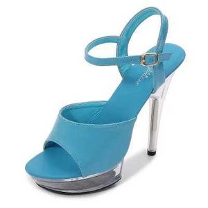 Scarpe eleganti Sandali estivi Donna Drag Queen Tacchi alti 13-15CM Piattaforma Ladies Open Toe Donna Matrimonio Big Size 34-43 H240321OIHHI4VM