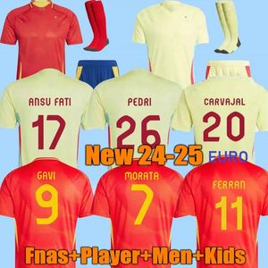 24 25 Spanien Soccer Jerseys Pedri Lamine Yamal Pino Merino Sergio M.asensio Ferran Hermoso Redondo Caldentey Rodrigo 2024espana Euro Football Shirt Camiseta