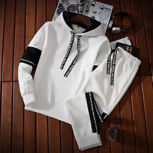 Autumn Hoode Sets Men Tracksuit swobodne bluzy Bluza Swocie 2