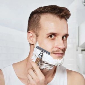 Razor Professional Manual Shaver Straight Edge Stainless Steel Sharp Barber Razor Shaving Beard Cutter With Blade Shaving