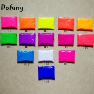 Shadow 14 Colors/set,10g Per Color Nail Neon Powder Pigment Paint Eyeshadow Soap Neon Powder Diy Nail Art Decoration Manicure