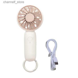 Electric Fans USB charging small portable fan handheld fan outdoor lockable fan direct transport fanY240320