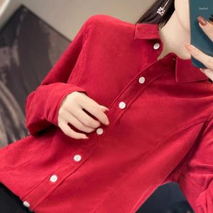 Women's Blouses High End Shirt Light Luxury Outerwear With A Bottom Layer Fashionable And Western-style Spring Autumn