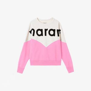 Isabel Marant Designer Sweatshirt Fashion New Round Rece Pullover Sweatshirt Women Lettern