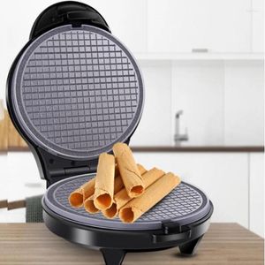 Bakeware Araçları Çok Fonksiyonlu Elektrikli Pişirme Tavası Waffle Makinesi Muffin Yumurta Roll Kek Evi Çıtır Çift Taraflı Isıtma