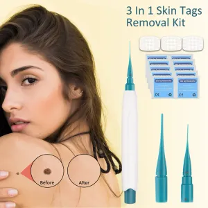 Removers 3 i 1 Auto Skin Tag Remover Kit Painless Wart Remover Uppgraderad 29mm Micro Skin Tag Removal Face Care Beauty Tools for Adult