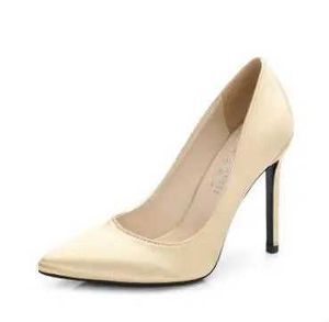 Scarpe eleganti 2017 Primavera Estate Donna Seta Tacchi alti Piattaforma 11CM Décolleté Nude Bianco Rosso Donna Donna Matrimonio Taglie forti H24032153QK