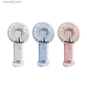 Electric Fans Mini portable fan handheld USB charging and cooling 3-speed outdoor mini fanY240320
