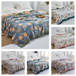 Blankets Cotton Double Side Use Sofa Towel Cover Knitted Throw Blanket Couch Slipcover Large Floor Carpet For Bedroom Livingroom