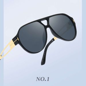 Koncepcyjne okrągłe płaskie „futurystyczne” trendy okulary przeciwsłoneczne 027