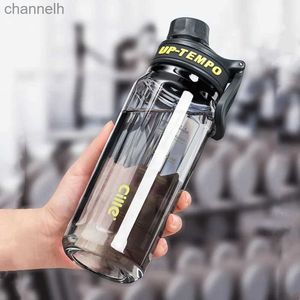 Bottiglie d'acqua 860ML Bottiglia d'acqua in materiale Tritan di alta qualità con filtro Borraccia portatile durevole per palestra Fitness Sport all'aria aperta yq240320