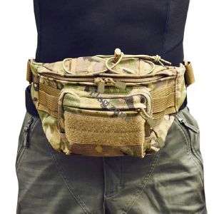 Borse tattiche per la vita militare uomo uomo esercito sport sports tampone molle nylon caccia al campeggio da viaggio per campeggio