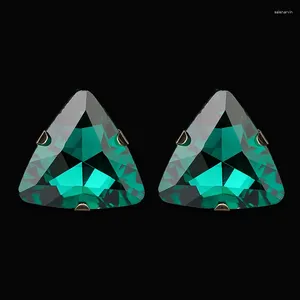 Commercio estero di cristallo di colore del triangolo degli orecchini della vite prigioniera Commercio all'ingrosso E157