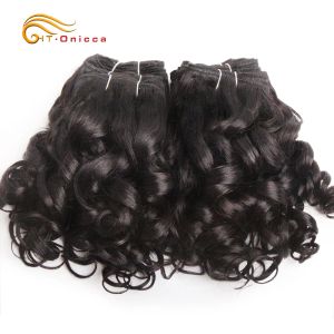 Tela os feixes de cabelo humano encaracolados 100% de cabelo humano pacote de cabelo brasileiro 6 pcs/lot cor 1b/2/4/30/33/99J Cabelo encaracolado