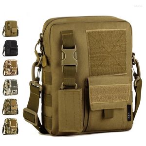 Sacos de ombro genuíno camuflagem saco unisex moda mensageiro tablet computador à prova dwaterproof água feminino lazer viagem tático