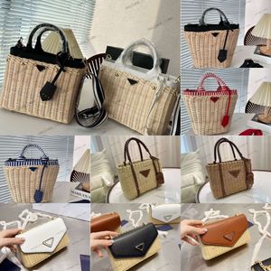 2-Wege-Weidenkorbtasche, Dreieck, Rattan, Segeltuch, große Strohtaschen, Canapa-Schulterhandtasche, Strand, lässige Tragetaschen mit großem Fassungsvermögen, Designer-gewebte Tragetaschen, Sommer-Geldbörse