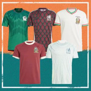 Toppkvalitet 24/25 Mexico Copa America Soccer Jerseys 22/23/24 Lozano dos Santos H.Lozano Shirt Raul Chicharito Football Uniform