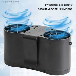 Ventiladores elétricos Ventilador de cinto portátil com saída dupla ventilador de cintura de resfriamento 20000mAh ventilador elétrico portátil de emergência refrigerador ar condicionado portátilY240320