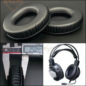 Tillbehör mjuka läder öronkuddar skumkudde öronmuff för försvarare warhead g500 spel headset perfekt kvalitet, inte billig version