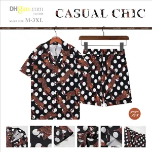 New Spring/Summer Designer Men's Shirt Fashion Casual T-shirt Street Hip Hop Men's Shirt Leopard Print Pattern Shirt M-3XL