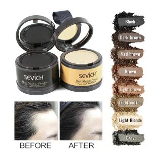 Color Waterproof Hairline Powder Black Brown Hairline Shadow Powder Makeup Hair Concealer Natural Cover Unisex Hair Loss Product