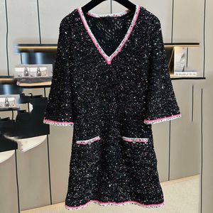 2024 Cute Sweater Harf Sleeve Casual Women Fashion A-line Party Evening Winter Dress Midi Vestidos Female Slim Mujers