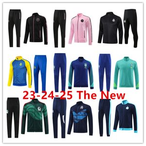 2024 Marseille Sportbekleidung Brasilien Fußballjacke Riyadh Jacke Fußballtrainingsanzug 2025 Mexiko MÄNNER Fußball Chandal Futbol Chandal Jogging Survêtement Brasilien