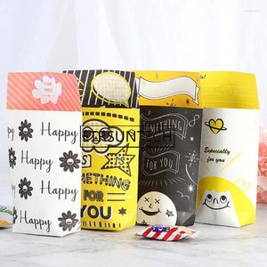 Envoltório de presente 200 pcs caixa de doces de papel caixas de casamento para convidados crianças festa de aniversário favores e presentes decoração de chocolate