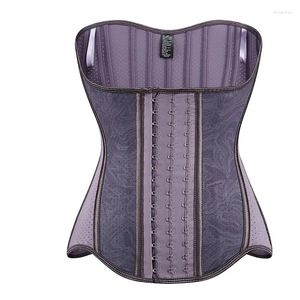 Belts Women's Hourglass Goddess Purple Waist Cinching Belt Latex Back Exercise Tight Body Shaping