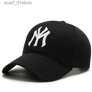 Ball Caps New York 3D Embroidered Baseball C 100% Cotton My Dads Hat Letter Snack Summer Fashion Hip HopC24319