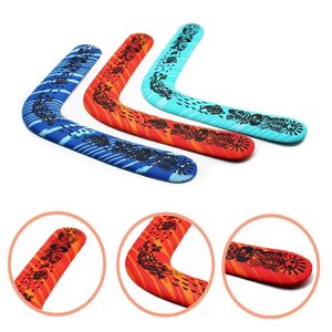 1 PC Soft Flying Disc V-Shaped Boomerangs Eva Toy Family Outdoor Game Beach Sport Safety Interactive Toddler Boys Party Gift 240319