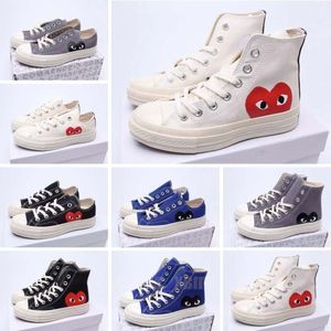 2024 Sneakers mężczyzn Sneakers Dame's Gra designer Love With Eyes Hearts 1970s Big Eye Beige Classal Casual Boarding and Sports Buty D8