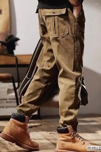 Men's Pants American Retro Workwear Casual Loose And Trendy Versatile Personalized Fashionable